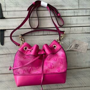 🚨🚨🚨prices to selll!!! NEW with Tags - Jimmy Choo Magenta mesh bucket bag